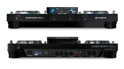 denon prime 2 front and back